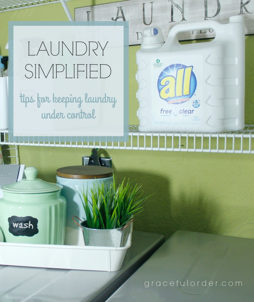 Keeping Laundry Under Control - Graceful Order